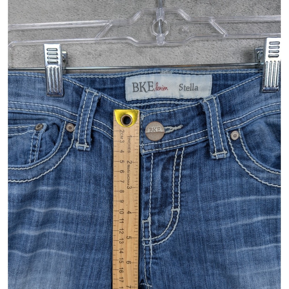 BKE Stella Low Rise Bootcut Jeans Rodeo Distressed - Picture 6 of 8